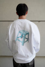 Load image into Gallery viewer, POCHA WHITE CREWNECK
