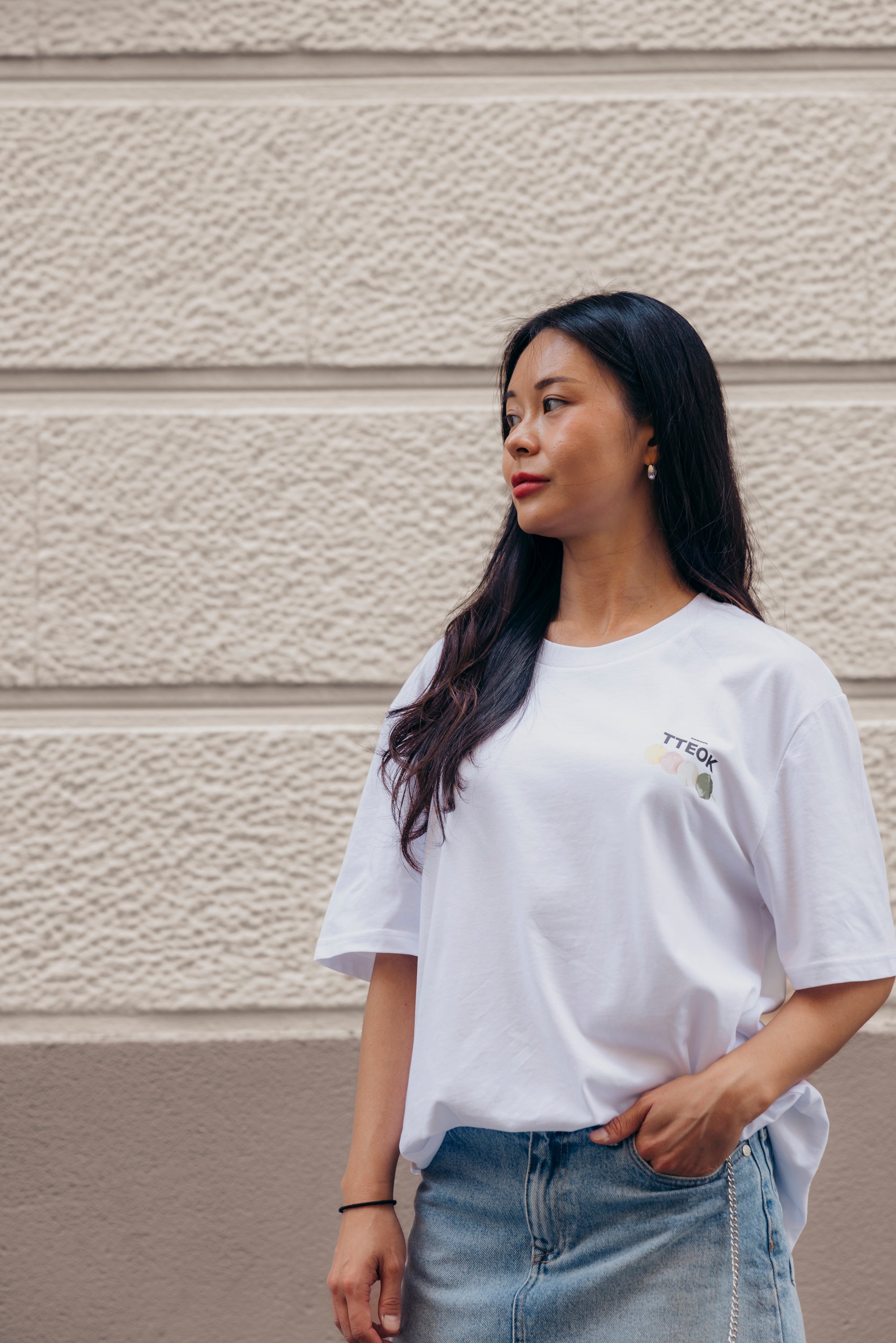 TTEOK TIME WHITE TEE