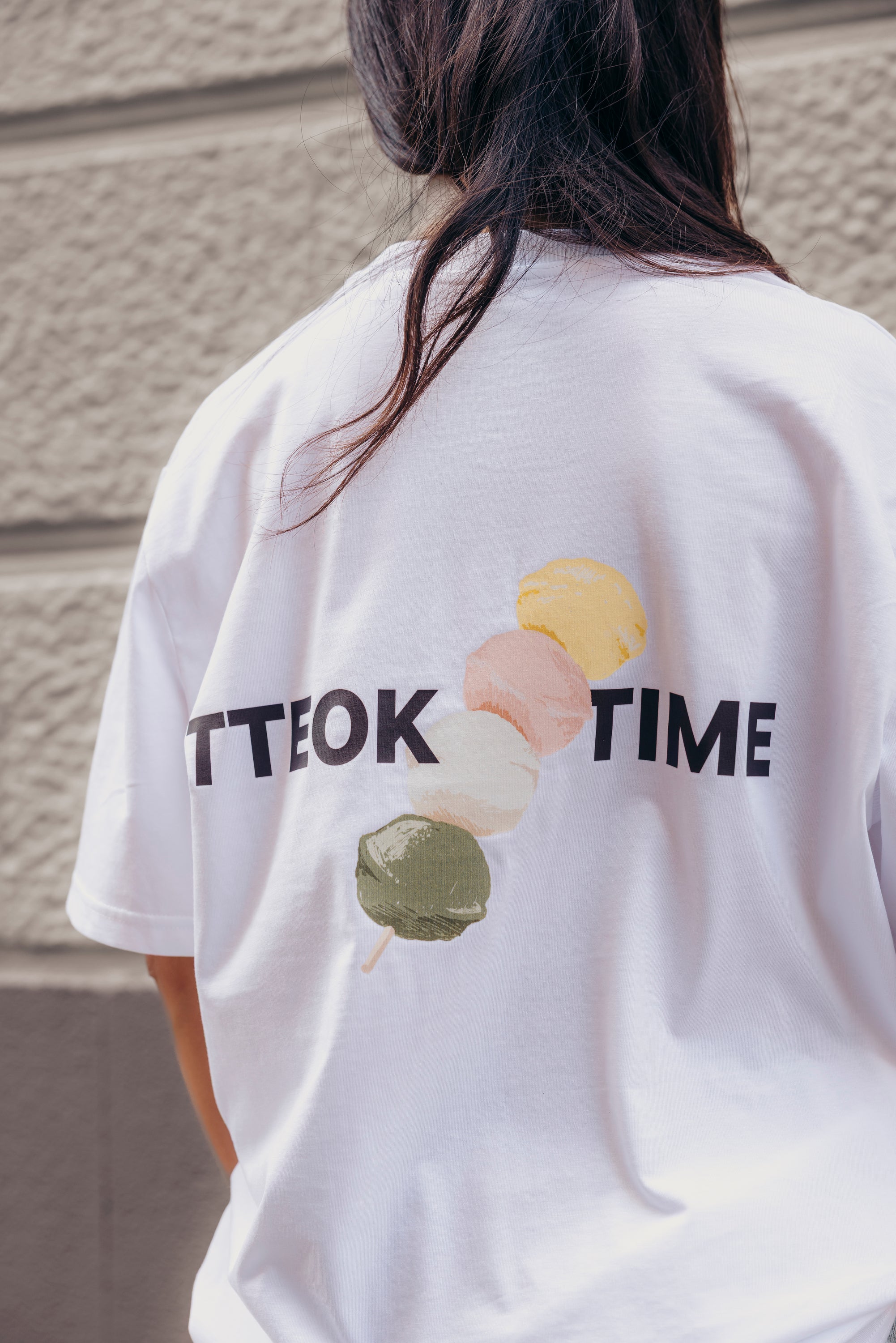 TTEOK TIME WHITE TEE