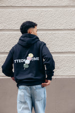 Load image into Gallery viewer, TTEOK TIME BLACK HOODIE

