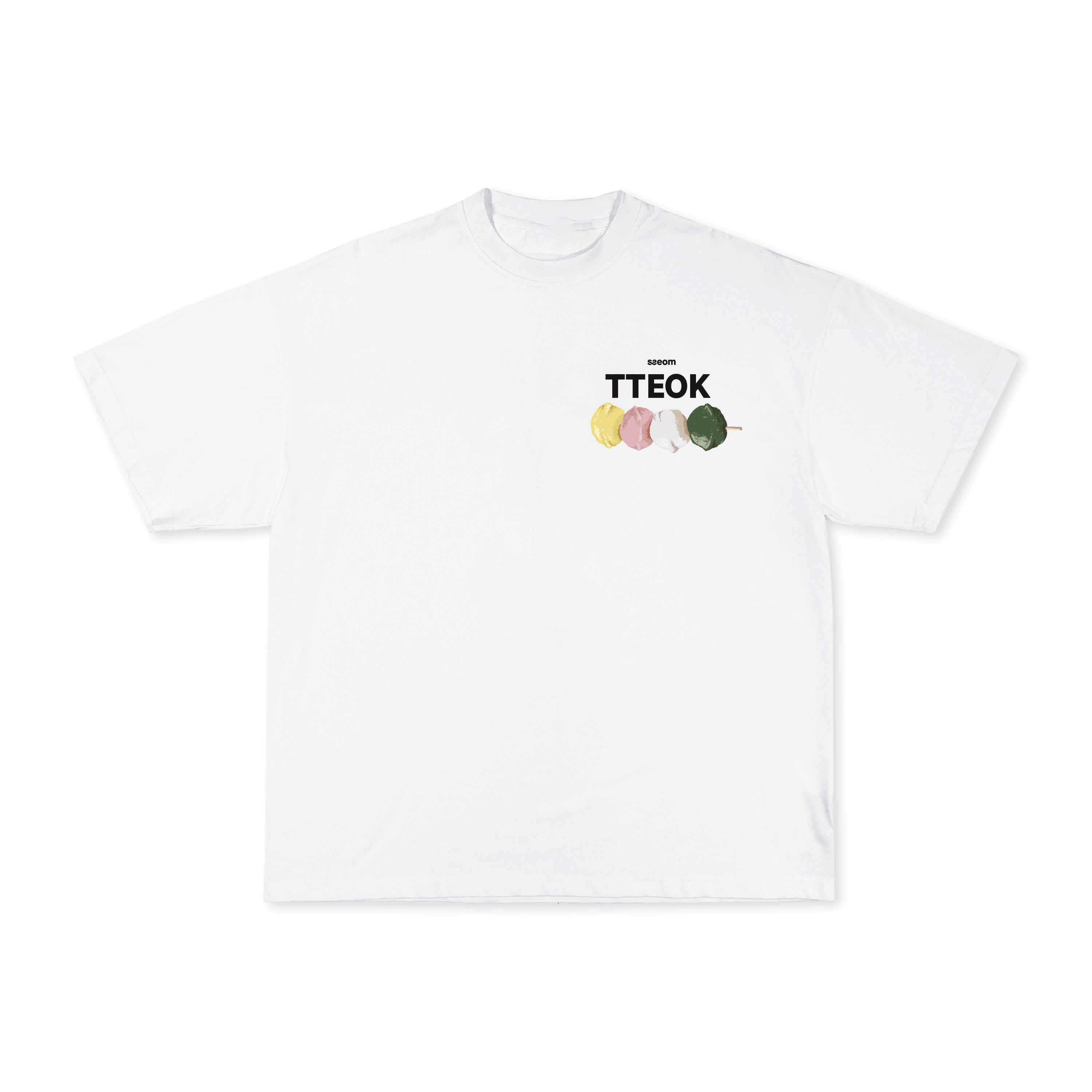 TTEOK TIME WHITE TEE
