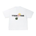 Load image into Gallery viewer, TTEOK TIME WHITE TEE
