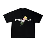 Load image into Gallery viewer, TTEOK TIME BLACK TEE
