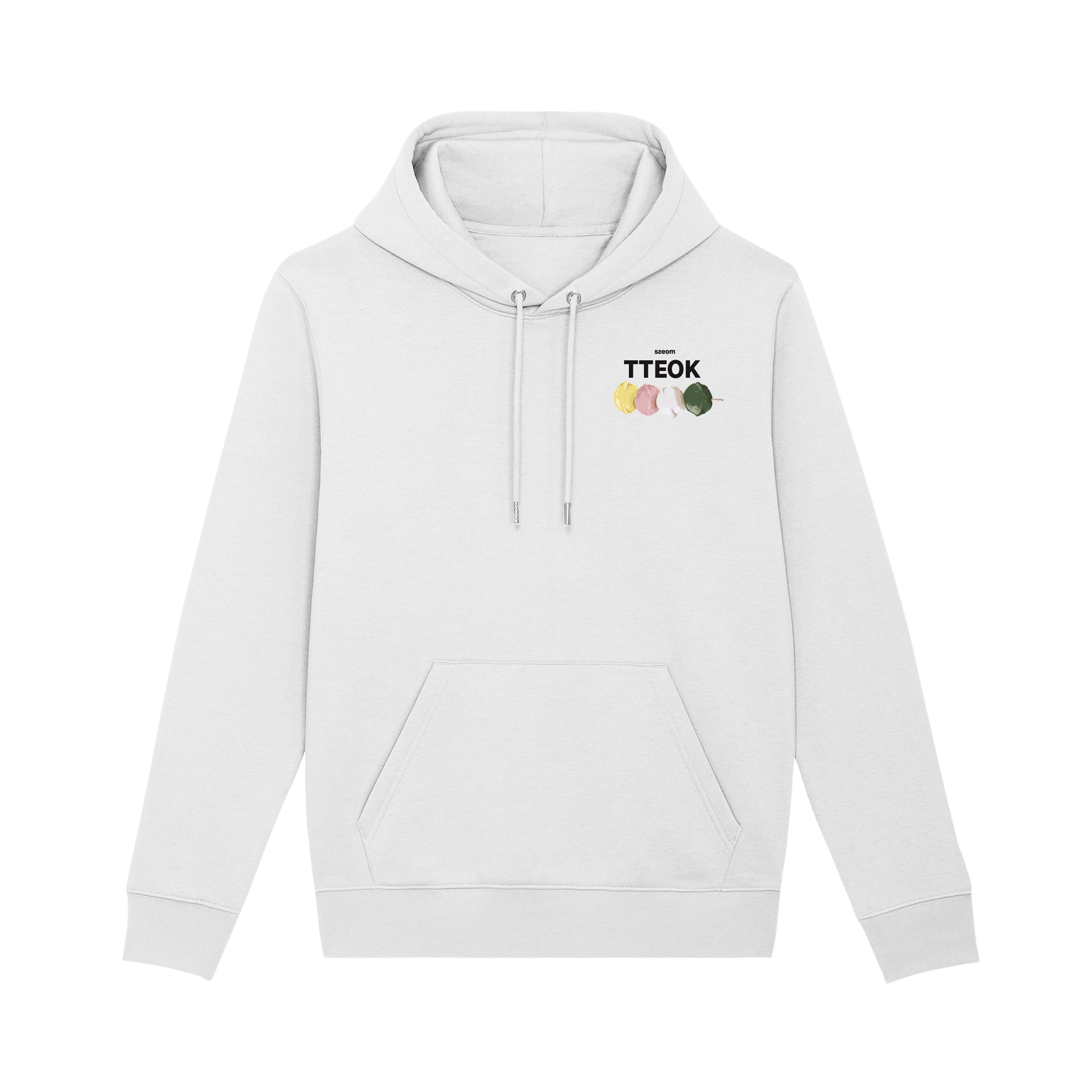 TTEOK TIME WHITE HOODIE