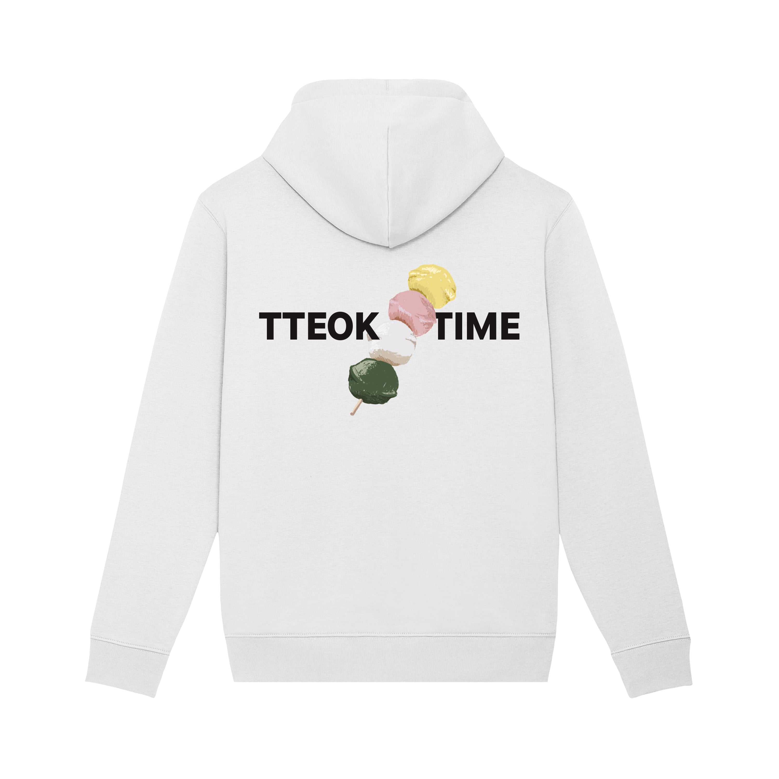 TTEOK TIME WHITE HOODIE