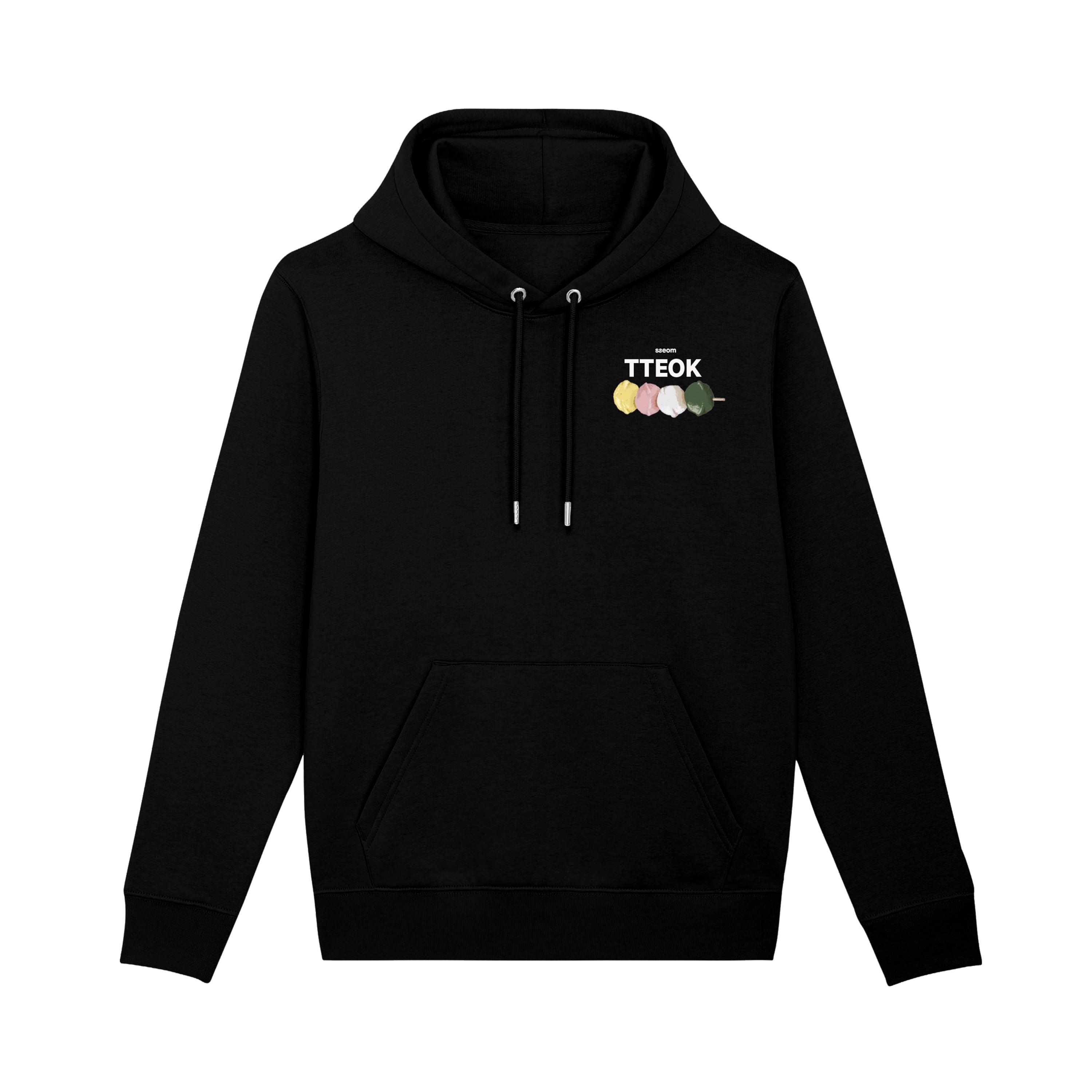 TTEOK TIME BLACK HOODIE
