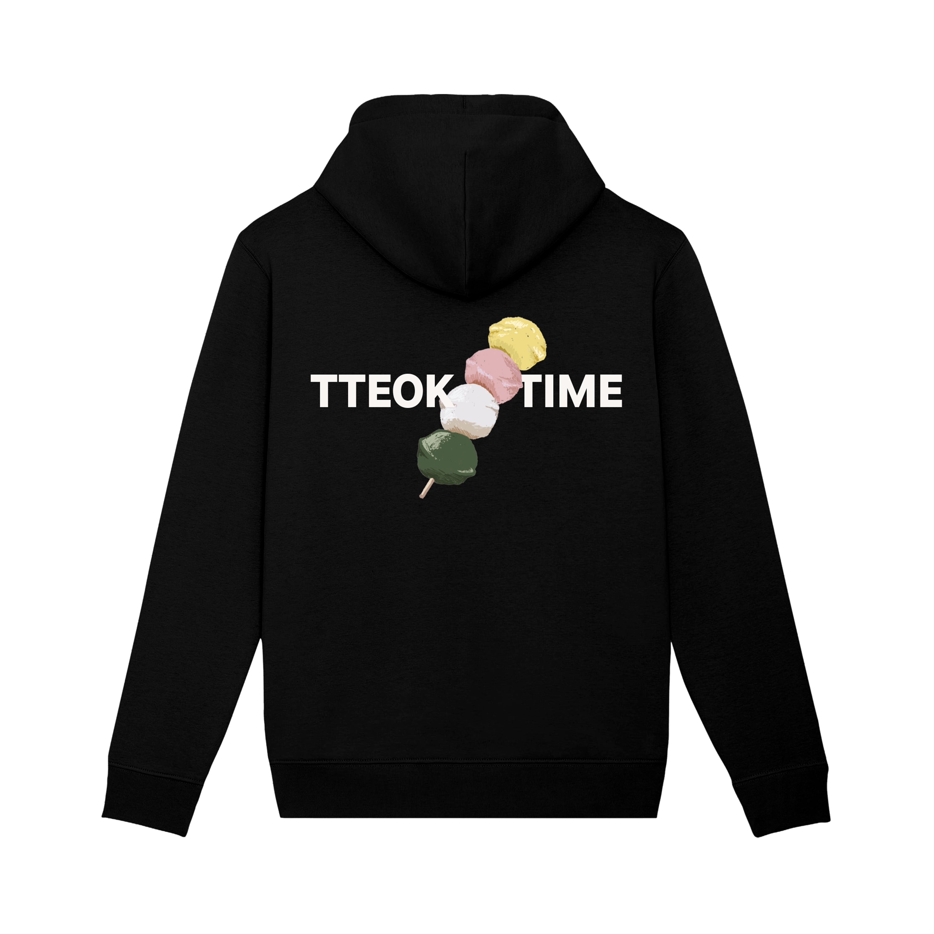 TTEOK TIME BLACK HOODIE