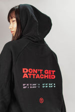 Load image into Gallery viewer, DON’T GET ATTACHED BK HOODIE
