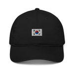 Load image into Gallery viewer, KOREAN FLAG BLACK DAD HAT
